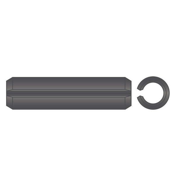 Spring Pin, M14x50, Plain, ISO8752/DIN1481, Heritage Industrial, Mfr#: SPM-140-050-I